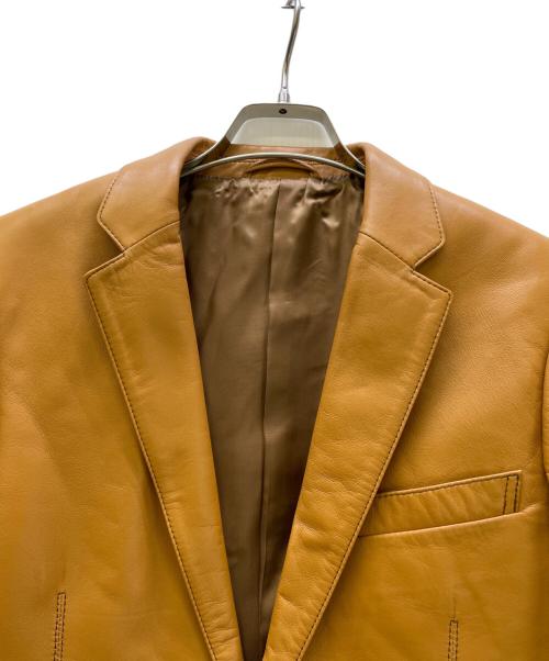 PAUL SMITH（ポールスミス）Paul Smith (ポールスミス) レザージャケット ブラウン サイズ:Mの古着・服飾アイテム