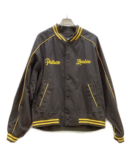 PALACE（パレス）PALACE (パレス) ブルゾン 21SS CHAIN STITCH BOMBER JACKET ブラウン サイズ:Lの古着・服飾アイテム