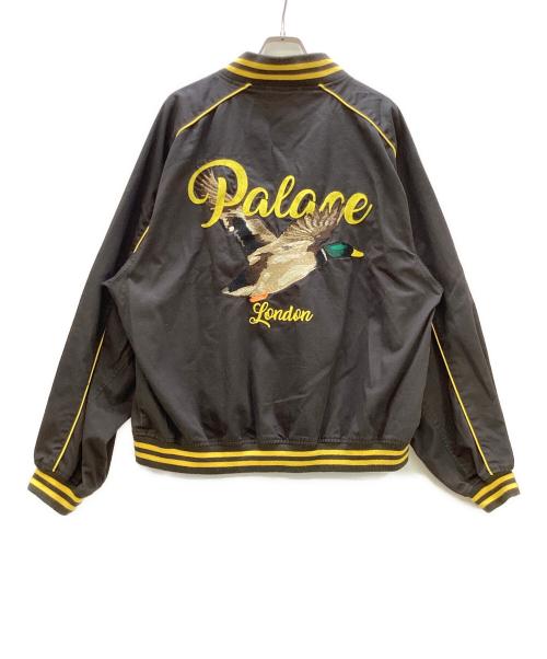 PALACE（パレス）PALACE (パレス) ブルゾン 21SS CHAIN STITCH BOMBER JACKET ブラウン サイズ:Lの古着・服飾アイテム