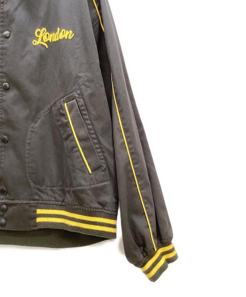 PALACE（パレス）PALACE (パレス) ブルゾン 21SS CHAIN STITCH BOMBER JACKET ブラウン サイズ:Lの古着・服飾アイテム