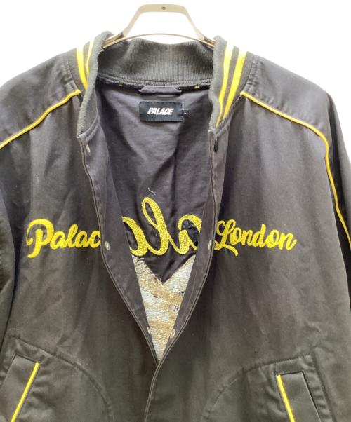 PALACE（パレス）PALACE (パレス) ブルゾン 21SS CHAIN STITCH BOMBER JACKET ブラウン サイズ:Lの古着・服飾アイテム