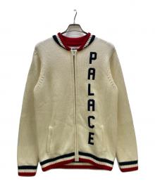 PALACE（パレス）の古着「ニットジャケット 21AW VERT KNIT」｜ベージュ