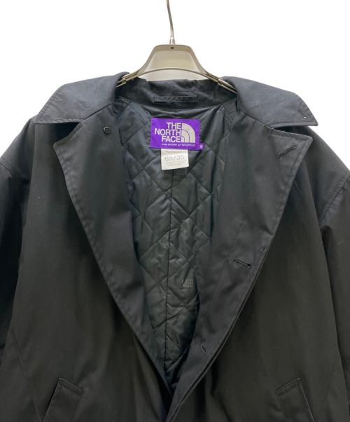 THE NORTHFACE PURPLELABEL（ザ・ノースフェイス パープルレーベル）THE NORTHFACE PURPLELABEL (ザ・ノースフェイス パープルレーベル) BEAMS別注 (ビームス ベッチュウ) ステンカラーコート ブラック サイズ:Mの古着・服飾アイテム