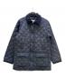 Barbour（バブアー）の古着「キルティングコート BEDALE SL QUILT NYLON」｜ネイビー