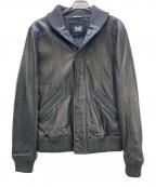 DOLCE & GABBANAドルチェ＆ガッバーナ）の古着「レザージャケット」｜ブラック