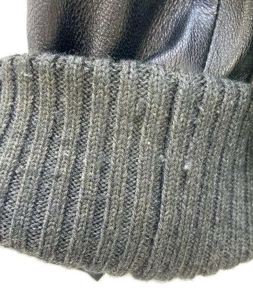 DOLCE & GABBANA（ドルチェ＆ガッバーナ）DOLCE & GABBANA (ドルチェ＆ガッバーナ) レザージャケット ブラック サイズ:50の古着・服飾アイテム