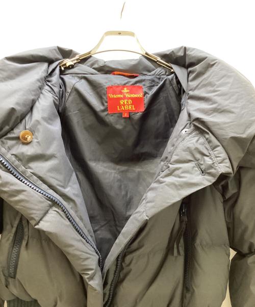 Vivienne Westwood RED LABEL（ヴィヴィアンウエストウッドレッドレーベル）Vivienne Westwood RED LABEL (ヴィヴィアンウエストウッドレッドレーベル) ショートダウンジャケット グレー サイズ:2の古着・服飾アイテム