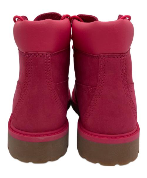 Timberland（ティンバーランド）Timberland (ティンバーランド) ショートブーツ ６インチプレミアムウォータープルーフブーツ ショッキングピンク サイズ:22.5の古着・服飾アイテム