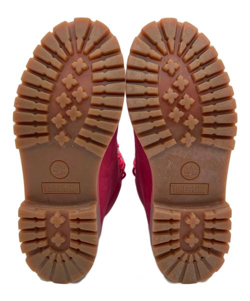 Timberland（ティンバーランド）Timberland (ティンバーランド) ショートブーツ ６インチプレミアムウォータープルーフブーツ ショッキングピンク サイズ:22.5の古着・服飾アイテム