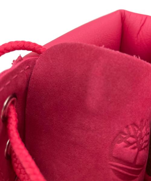 Timberland（ティンバーランド）Timberland (ティンバーランド) ショートブーツ ６インチプレミアムウォータープルーフブーツ ショッキングピンク サイズ:22.5の古着・服飾アイテム
