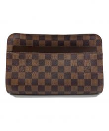 LOUIS VUITTON（ルイ ヴィトン）の古着「クラッチバッグ ダミエ サンルイ」｜ブラウン