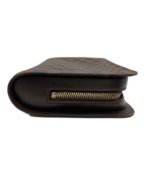 LOUIS VUITTON（ルイ ヴィトン）LOUIS VUITTON (ルイ ヴィトン) クラッチバッグ ダミエ サンルイ ブラウンの古着・服飾アイテム