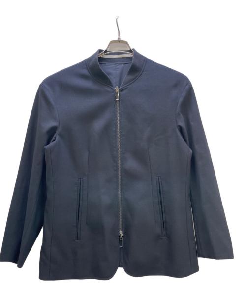 EMPORIO ARMANI（エンポリオアルマーニ）EMPORIO ARMANI (エンポリオアルマーニ) ジップアップジャケット ネイビー サイズ:52の古着・服飾アイテム