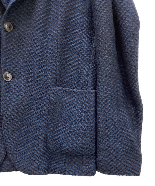 EMPORIO ARMANI（エンポリオアルマーニ）EMPORIO ARMANI (エンポリオアルマーニ) テーラードジャケット ブルー サイズ:52の古着・服飾アイテム