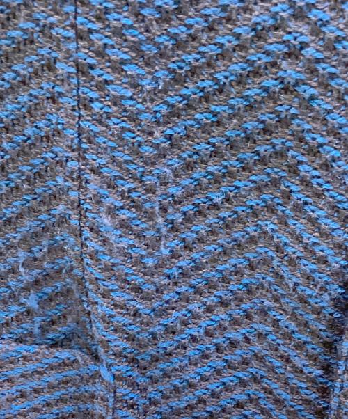 EMPORIO ARMANI（エンポリオアルマーニ）EMPORIO ARMANI (エンポリオアルマーニ) テーラードジャケット ブルー サイズ:52の古着・服飾アイテム