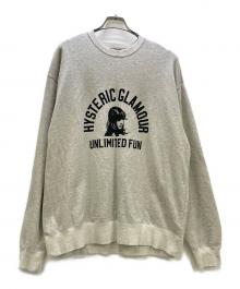 Hysteric Glamour（ヒステリックグラマー）の古着「UNLIMITED FUN スウェット」｜ライトグレー
