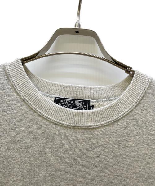 Hysteric Glamour（ヒステリックグラマー）Hysteric Glamour (ヒステリックグラマー) UNLIMITED FUN スウェット ライトグレー サイズ:XLの古着・服飾アイテム