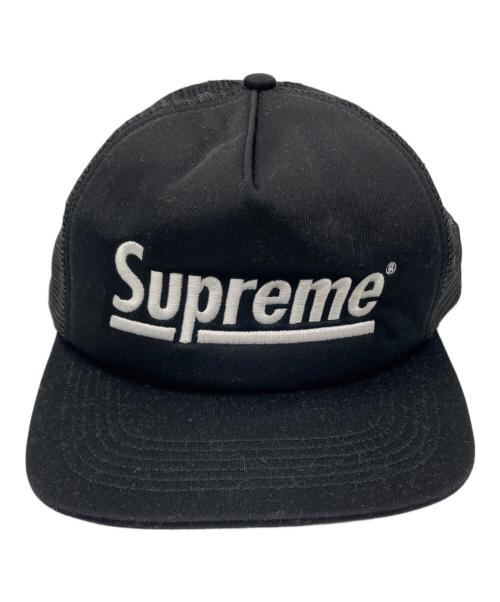 SUPREME（シュプリーム）Supreme (シュプリーム) メッシュキャップ ブラックの古着・服飾アイテム