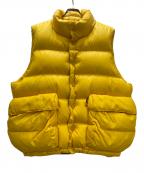 DAIWA PIER39ダイワ ピア39）の古着「ダウンベスト TECH BACK PACKER DOWN VEST」｜イエロー