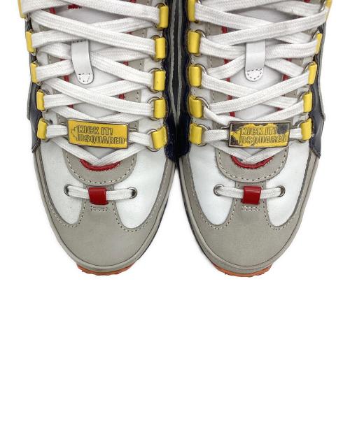 DSQUARED2（ディースクエアード）DSQUARED2 (ディースクエアード) ハイカットスニーカー マルチカラー サイズ:41の古着・服飾アイテム