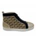 中古・古着 Christian Louboutin (クリスチャン・ルブタン) ハイカットスニーカー ゴールド サイズ:41：30000円