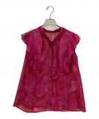 ANAYIアナイ）の古着「ノースリーブブラウス」｜ピンク