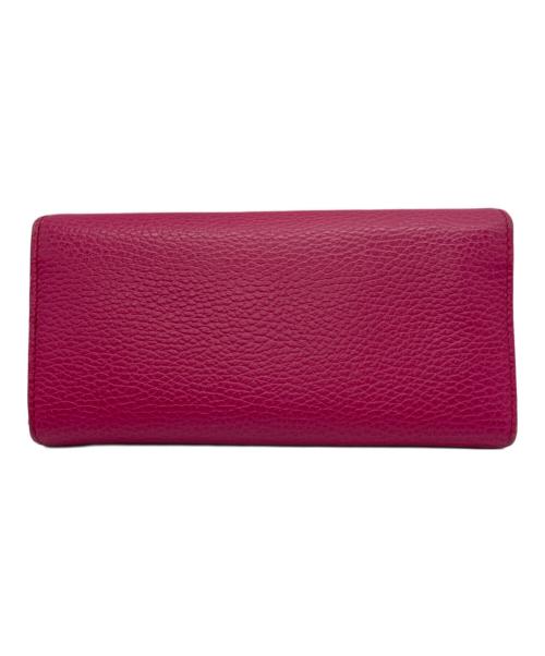 GUCCI（グッチ）GUCCI (グッチ) 長財布 ショッキングピンクの古着・服飾アイテム