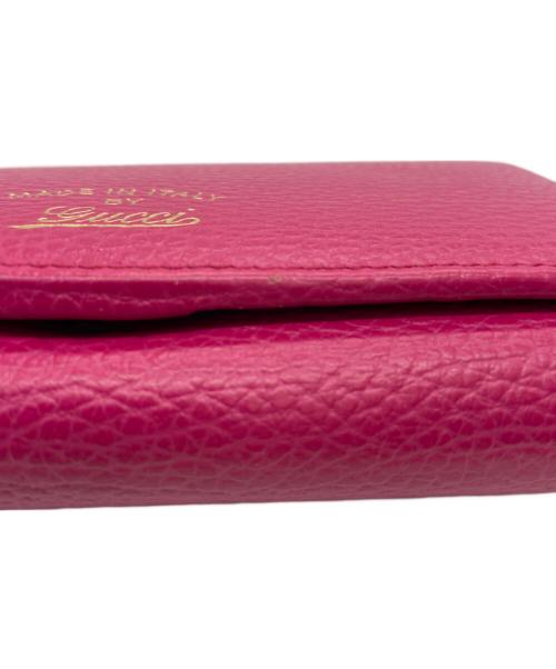 GUCCI（グッチ）GUCCI (グッチ) 長財布 ショッキングピンクの古着・服飾アイテム