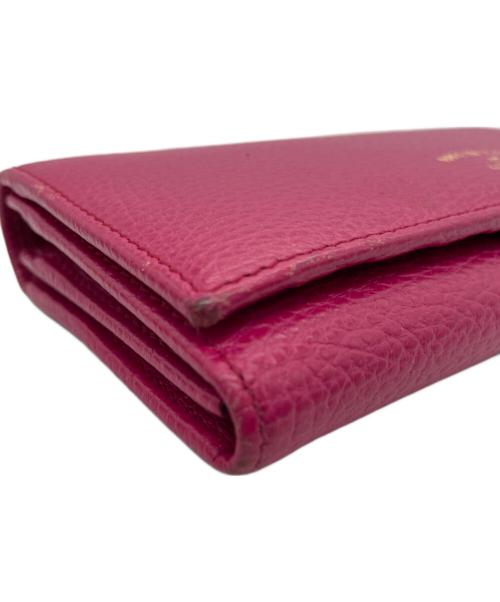 GUCCI（グッチ）GUCCI (グッチ) 長財布 ショッキングピンクの古着・服飾アイテム