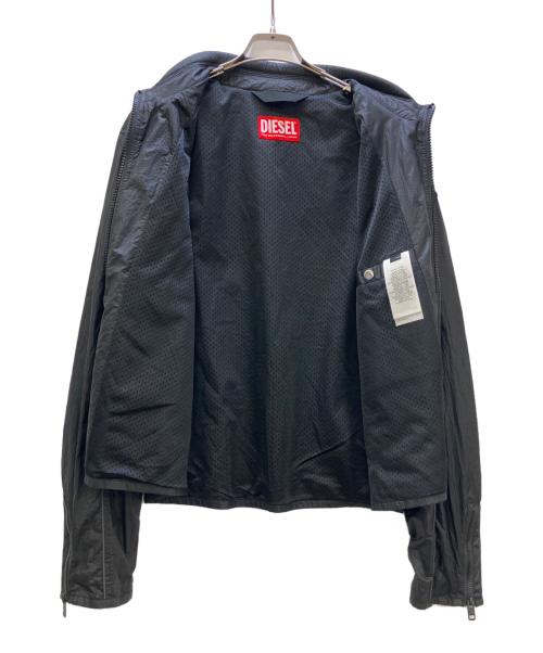 DIESEL（ディーゼル）DIESEL (ディーゼル) ライダースジャケット ブラック サイズ:52の古着・服飾アイテム