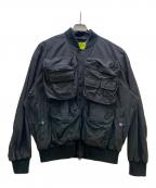 DIESELディーゼル）の古着「ボンバージャケット」｜ブラック