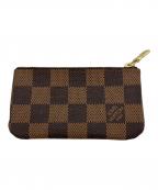 LOUIS VUITTONルイ ヴィトン）の古着「キーケース ダミエ ポシェットクレ」｜ブラウン