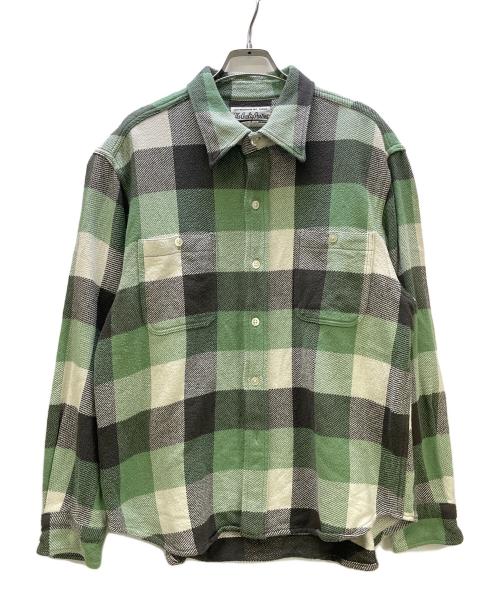WACKO MARIA（ワコマリア）WACKO MARIA (ワコマリア) 長袖シャツ グリーン サイズ:Sの古着・服飾アイテム