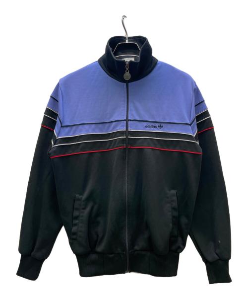 adidas Originals（アディダスオリジナル）adidas originals (アディダスオリジナル) トラックジャケット ブラック×パープル×レッド サイズ:不明の古着・服飾アイテム