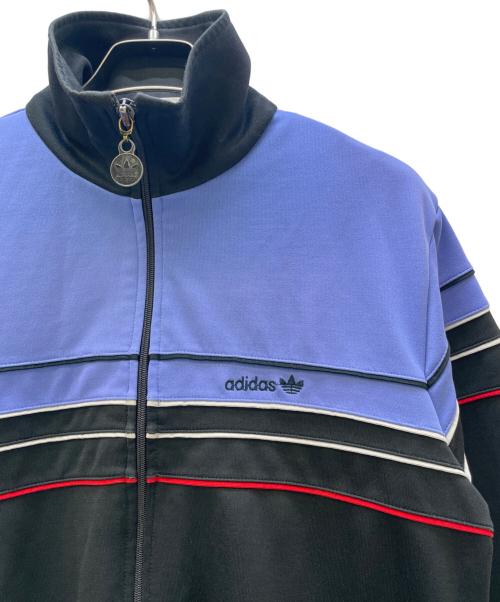 adidas Originals（アディダスオリジナル）adidas originals (アディダスオリジナル) トラックジャケット ブラック×パープル×レッド サイズ:不明の古着・服飾アイテム