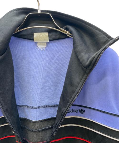 adidas Originals（アディダスオリジナル）adidas originals (アディダスオリジナル) トラックジャケット ブラック×パープル×レッド サイズ:不明の古着・服飾アイテム