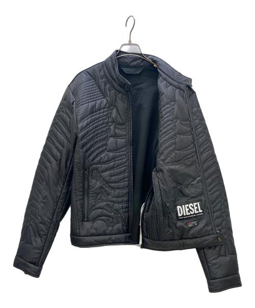 DIESEL（ディーゼル）DIESEL (ディーゼル) 中綿ジャケット ブラック サイズ:XXLの古着・服飾アイテム