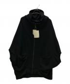 Y'sワイズ）の古着「ドルマンスリーブパーカー」｜ブラック