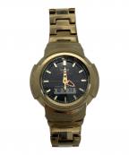 CASIOカシオ）の古着「デジアナウォッチ SSブレスレット」｜ゴールド