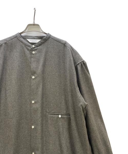 The mad Shop（ザ マッド ショップ）The mad Shop (ザ マッド ショップ) 長袖シャツ グレー サイズ:46の古着・服飾アイテム