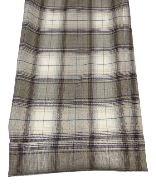 AURALEE（オーラリー）AURALEE (オーラリー) パンツ アイボリー×グレー サイズ:4の古着・服飾アイテム