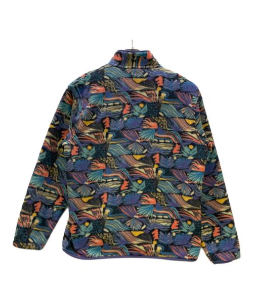Patagonia（パタゴニア）Patagonia (パタゴニア) フリースジャケット パープル×マルチカラー サイズ:Lの古着・服飾アイテム