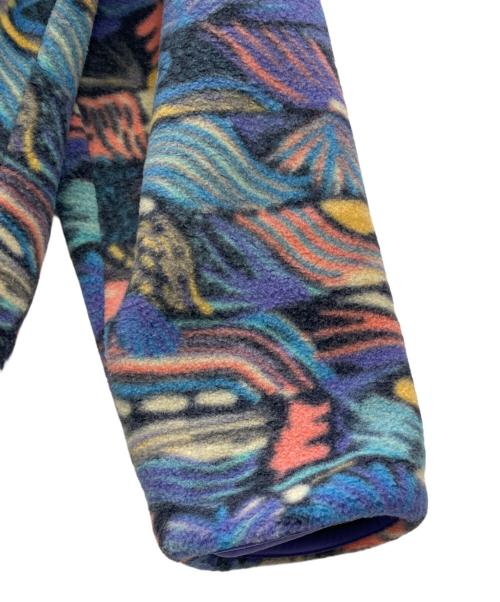 Patagonia（パタゴニア）Patagonia (パタゴニア) フリースジャケット パープル×マルチカラー サイズ:Lの古着・服飾アイテム