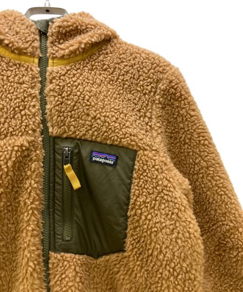 Patagonia（パタゴニア）Patagonia (パタゴニア) Boys' Reversible Ready Freddy Hoody ブラウン×オリーブ サイズ:XLの古着・服飾アイテム
