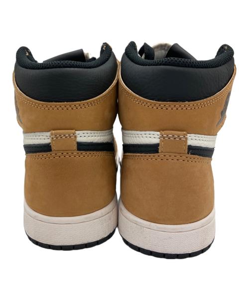 NIKE（ナイキ）NIKE (ナイキ) AIR JORDAN1 RETRO ブラウン×ホワイト サイズ:US7の古着・服飾アイテム