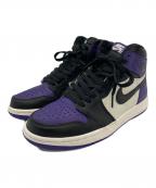 NIKEナイキ）の古着「AIR JORDAN1 RETRO HIGH OG COURT PURPLE」｜パープル×ホワイト