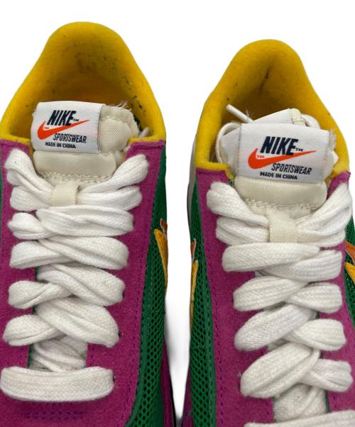 NIKE（ナイキ）NIKE (ナイキ) sacai (サカイ) スニーカー グリーン×パープル サイズ:26の古着・服飾アイテム