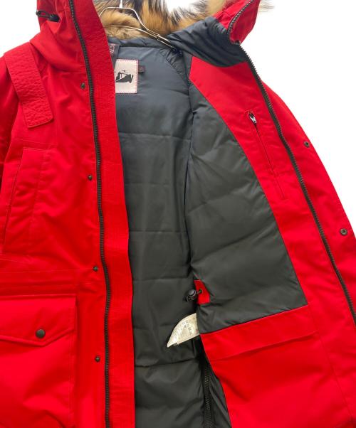 ARCTIC EXPLORER（アークティックエクスプローラー）ARCTIC EXPLORER (アークティックエクスプローラー) ダウンジャケット レッド サイズ:Sの古着・服飾アイテム