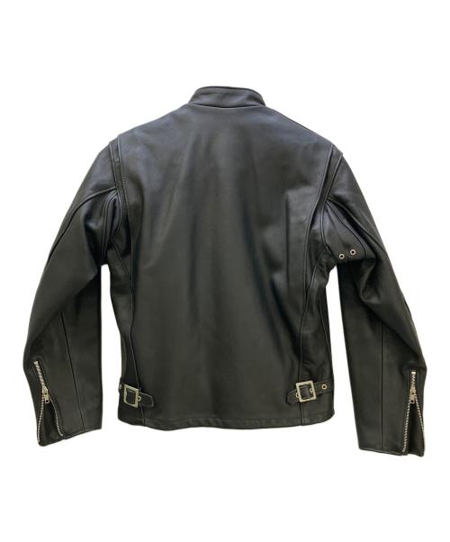 Schott（ショット）Schott (ショット) レザーライダースジャケット ブラック サイズ:38の古着・服飾アイテム