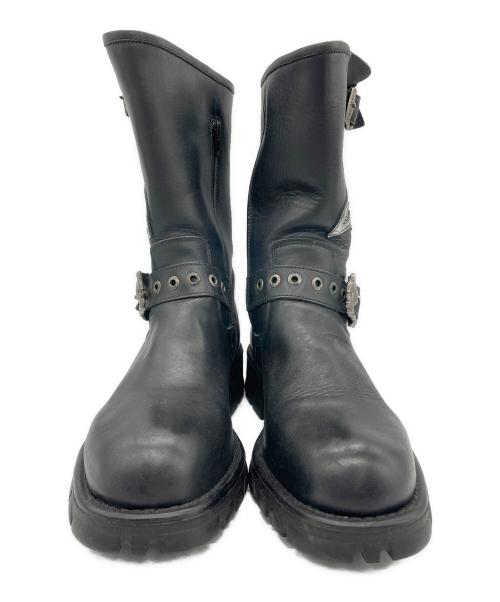 NEW ROCK（ニューロック）NEW ROCK (ニューロック) エンジニアブーツ ブラック サイズ:42の古着・服飾アイテム